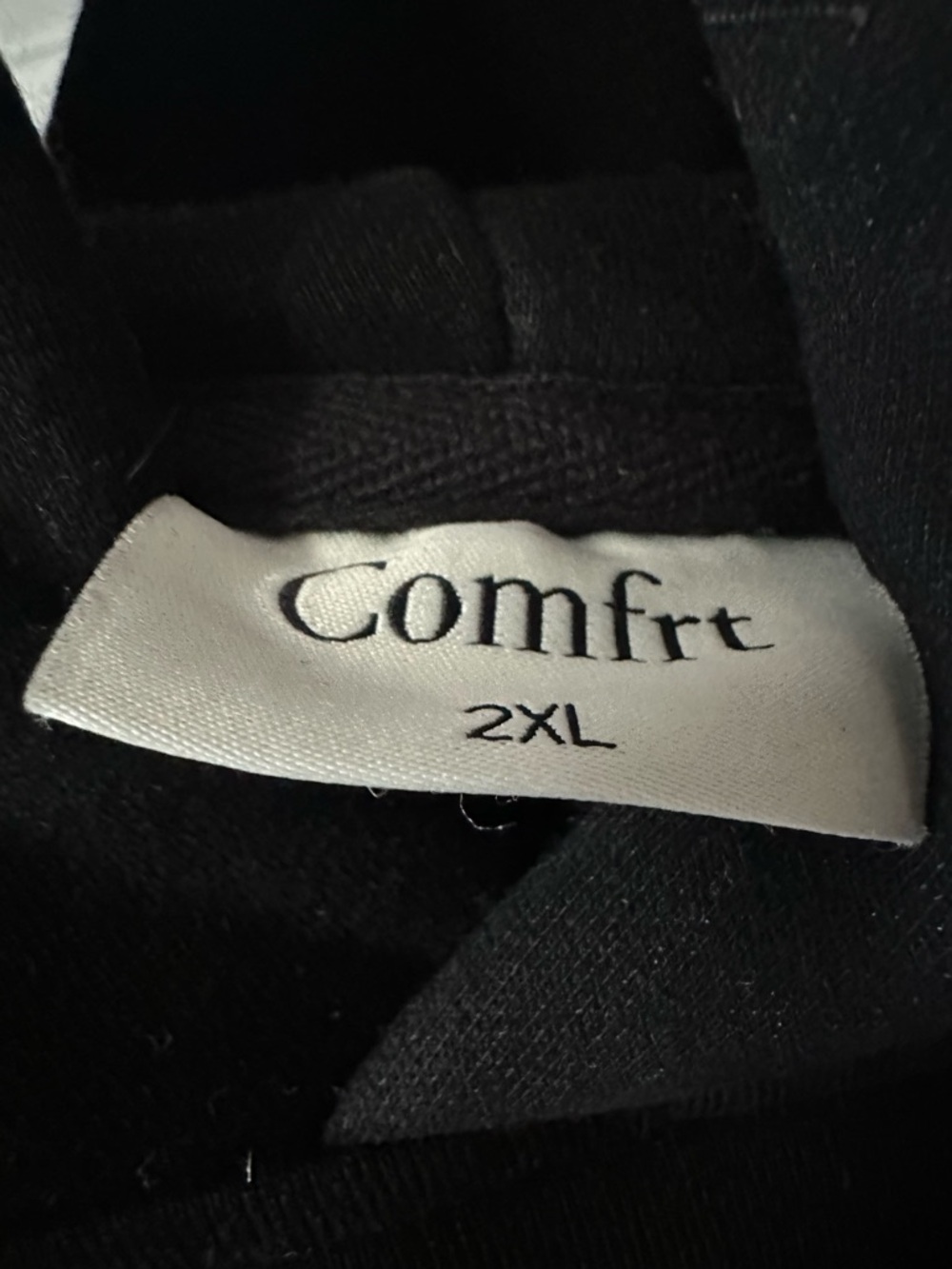 BNWT Comfrt Tranquil Obsidian Black Hoodie Sweatshirt 2X and Sweatpants XL set - Picture 5 of 15